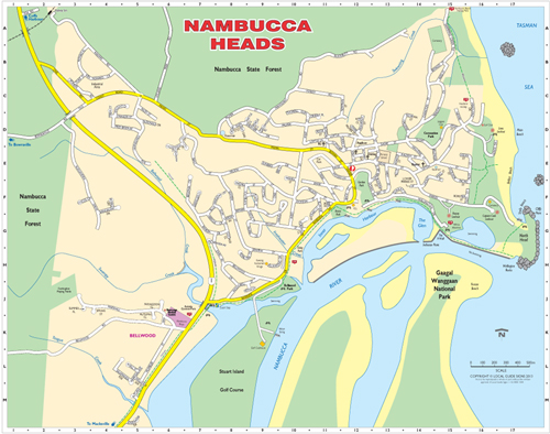 NAMBUCCA HEADS MAP 2013 Th 