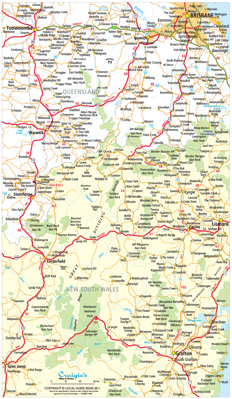 Warwick On Map